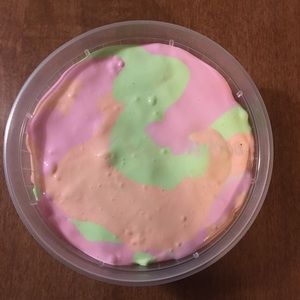 Rainbow Sherbet Glossy Slime